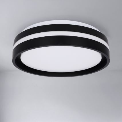 Brilagi - Plafonnier LED NAOMI LED/24W/230V Ø 28,5 cm noir