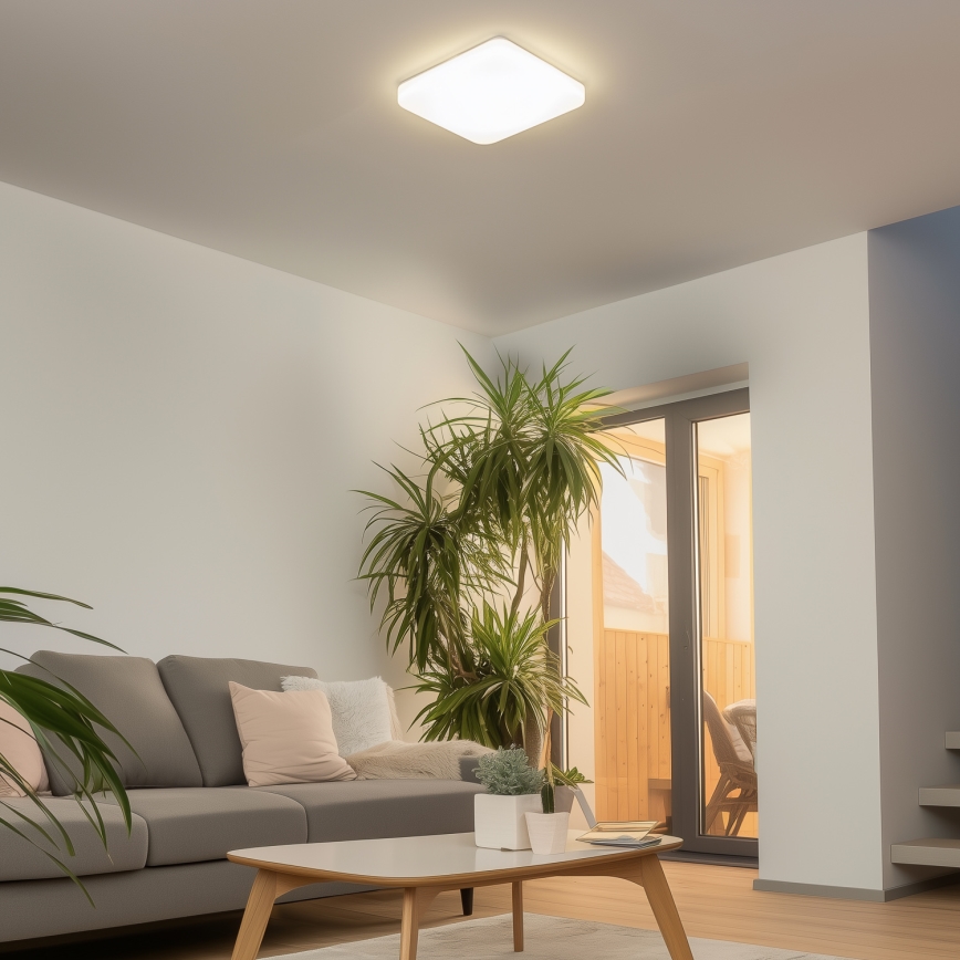 Brilagi - Plafonnier LED PLAIN LED/24W/230V 37,5x37,5 cm 3000K