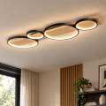BRILAGI - Plafonnier LED PLANK LED/38W/230V 4000K 40x120 cm, finition bois