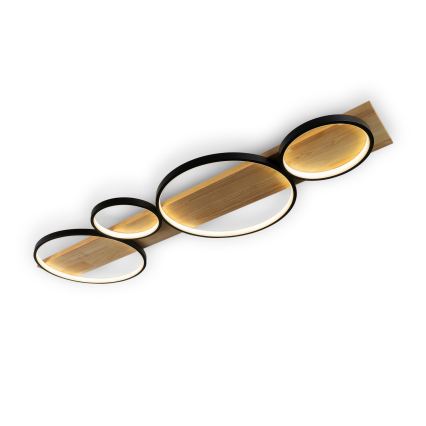 BRILAGI - Plafonnier LED PLANK LED/38W/230V 4000K 40x120 cm, finition bois