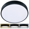 Brilagi - Plafonnier LED POOL, 48 W, 230 V, 3000/4000/6000 K, Ø 40 cm, noir