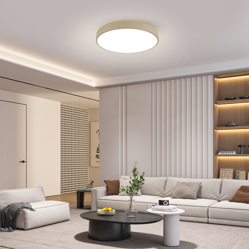 Brilagi - Plafonnier POOL LED/60W/230V 3000/4000/6000K Ø 60 cm beige