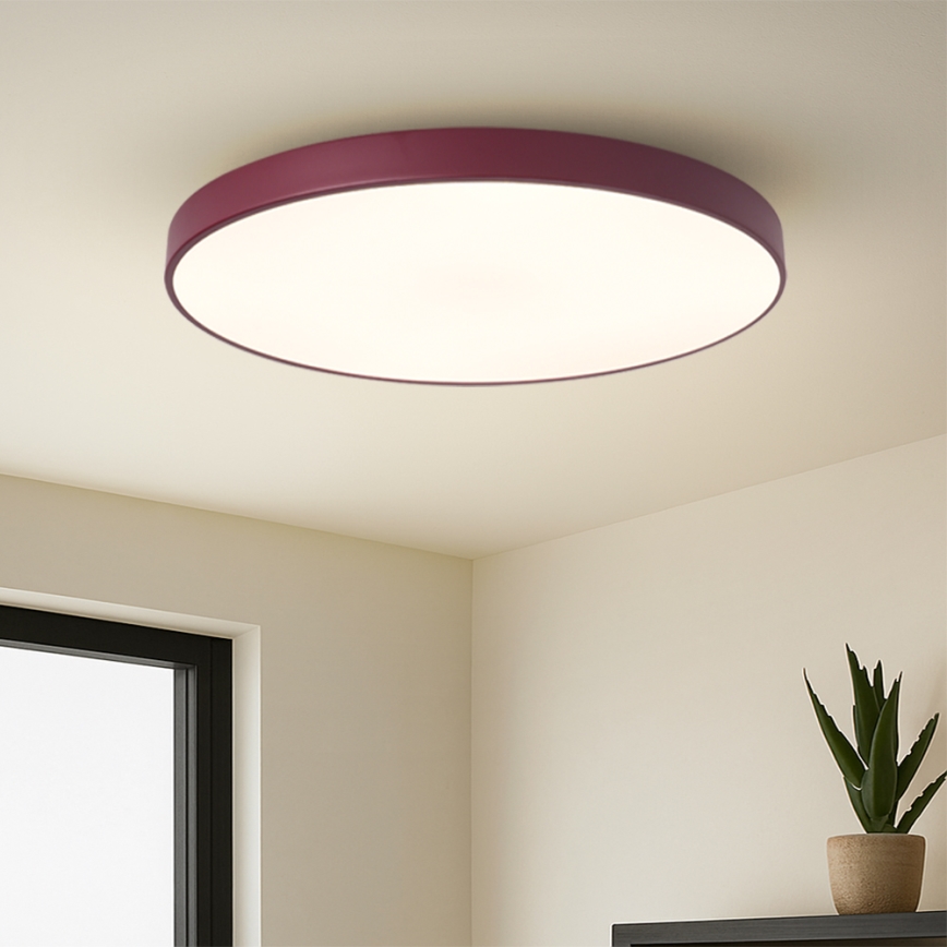 Brilagi - plafonnier LED POOL LED/100W/230V 3000/4000/6000K pr. 80 cm bordeaux