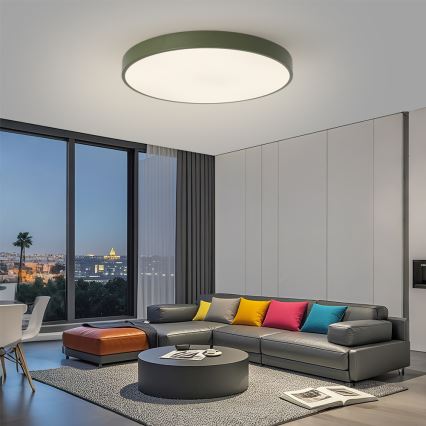 Brilagi - Plafonnier LED POOL LED/100W/230V 3000/4000/6000K Ø 80 cm vert