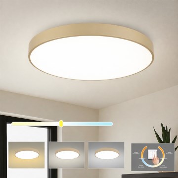 Brilagi - Plafonnier LED POOL LED/100W/230V 3000/4000/6000K Ø 80 cm beige