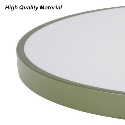 Brilagi - Plafonnier LED POOL LED/36W/230V 3000/4000/6000K Ø 30 cm vert