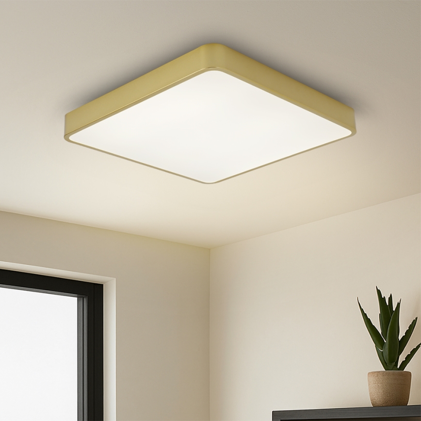 Brilagi - Plafonnier LED POOL LED/36W/230V 3000/4000/6000K 40x40 cm doré