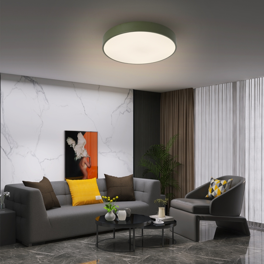 Brilagi - Plafonnier LED POOL LED/48W/230V 3000/4000/6000K pr. 40 cm vert
