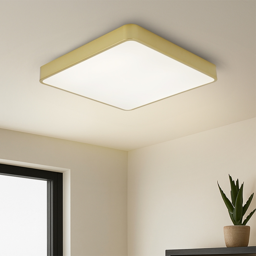 Brilagi - Plafonnier LED POOL LED/48W/230V 3000/4000/6000K 50x50 cm doré