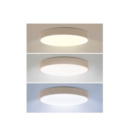 Brilagi - Plafonnier LED POOL LED/48W/230V 3000/4000/6000K Ø 40 cm beige