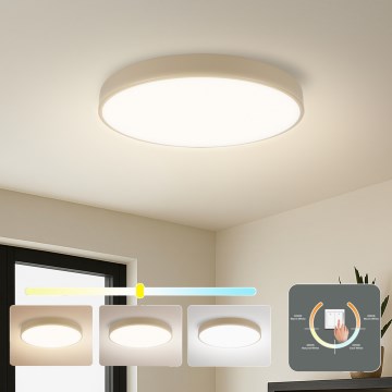 Brilagi - Plafonnier LED POOL LED/60W/230V 3000/4000/6000K Ø 50 cm beige