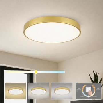 Brilagi - Plafonnier LED POOL LED/60W/230V 3000/4500/6000K Ø 60 cm doré