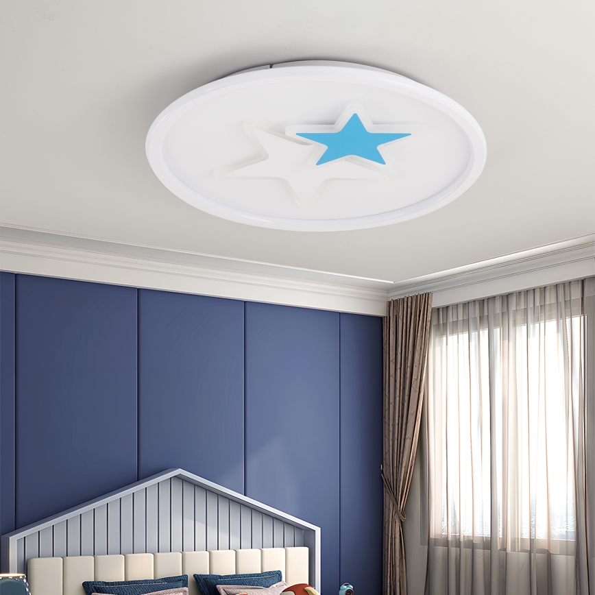 Brilagi - Plafonnier LED pour chambre d'enfant STARS LED/35W/230V Ø 53 cm