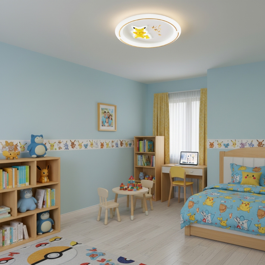 Brilagi - Plafonnier LED pour enfants THUNDER LED/90W/230V 3000/4500/6000K Ø 50 cm