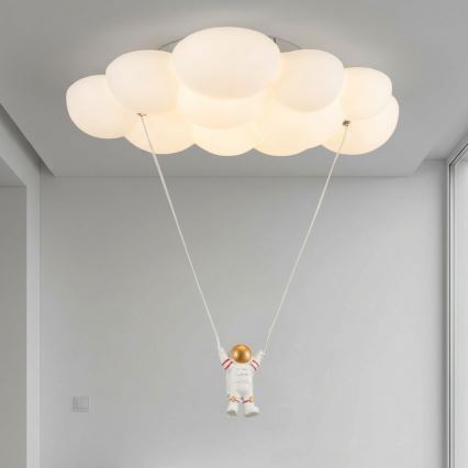 Brilagi - Plafonnier LED pour enfants ASTRO LED/77W/230V blanc