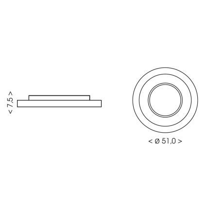 BRILAGI - Plafonnier pour enfants ASTRO LED/80W/230V 3000/4500/6000K Ø 51 cm
