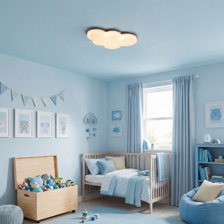 Brilagi - Plafonnier LED pour enfants CLOUD LED/54W/230V blanc