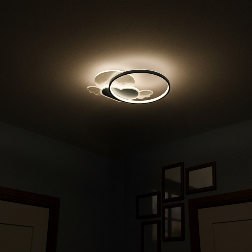 Brilagi - Plafonnier LED pour enfants LOVE LED/48W/230V 3000/4500/6000K bleu