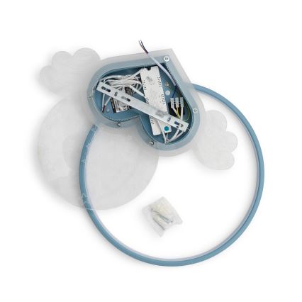 Brilagi - Plafonnier LED pour enfants LOVE LED/48W/230V 3000/4500/6000K bleu