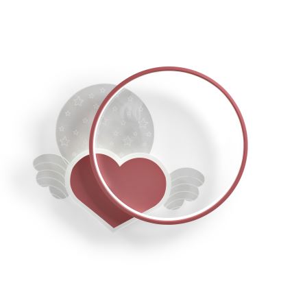 Brilagi - Plafonnier LED pour enfants LOVE LED/48W/230V 3000/4500/6000K rose
