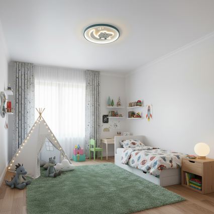 Brilagi - Plafonnier LED pour chambre d'enfant PIGGY LED/70W/230V 3000/4500/6000K Ø 45 cm