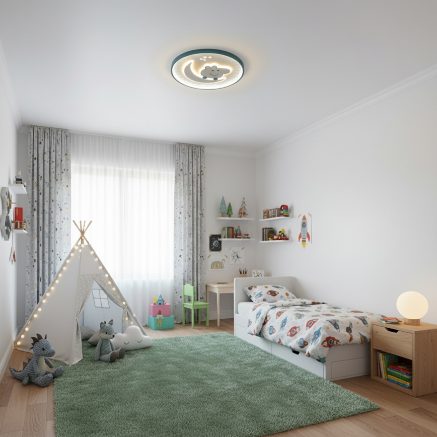 Brilagi - Plafonnier LED pour chambre d'enfant PIGGY LED/70W/230V 3000/4500/6000K Ø 45 cm