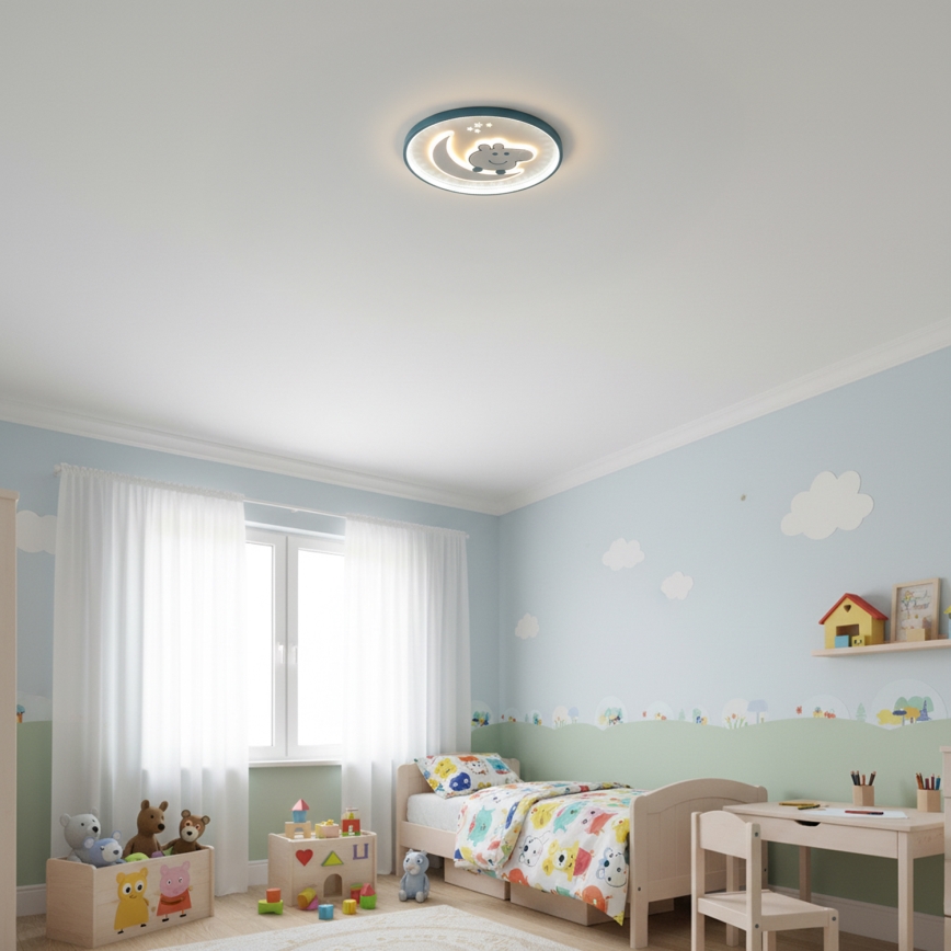 Brilagi - Plafonnier LED pour chambre d'enfant PIGGY LED/70W/230V 3000/4500/6000K Ø 45 cm