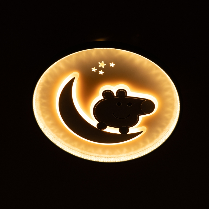Brilagi - Plafonnier LED pour chambre d'enfant PIGGY LED/70W/230V 3000/4500/6000K Ø 45 cm
