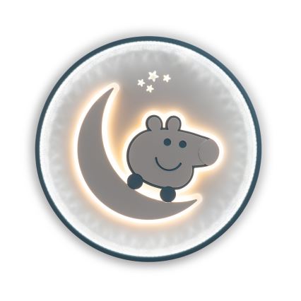 Brilagi - Plafonnier LED pour chambre d'enfant PIGGY LED/70W/230V 3000/4500/6000K Ø 45 cm