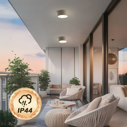 Brilagi - Plafonnier LED pour salle de bains FORIS LED/14W/230V Ø 12 cm beige IP44
