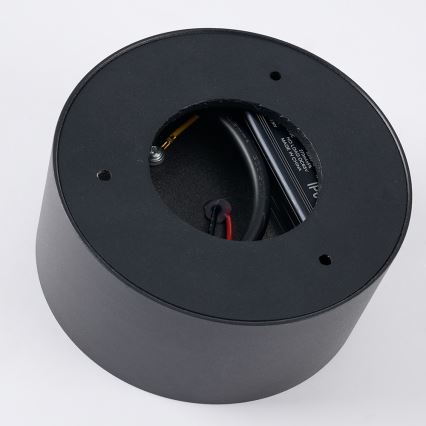 Brilagi - Plafonnier LED de salle de bains FORIS LED/14W/230V Ø 12 cm noir IP44