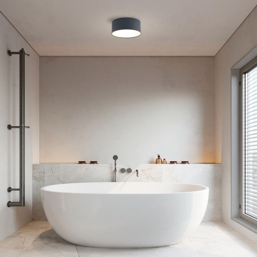 Brilagi - Plafonnier LED pour salle de bains FORIS LED/20W/230V Ø 15 cm anthracite IP44