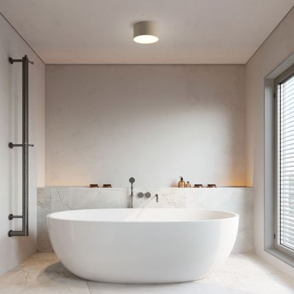 Brilagi - Plafonnier LED pour salle de bains FORIS LED/9W/230V Ø 9 cm beige IP44 IRC 90