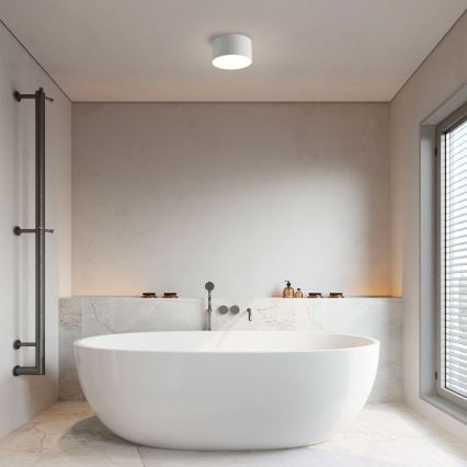 Brilagi - Plafonnier LED pour salle de bains FORIS LED/9W/230V Ø 9 cm blanc IP44