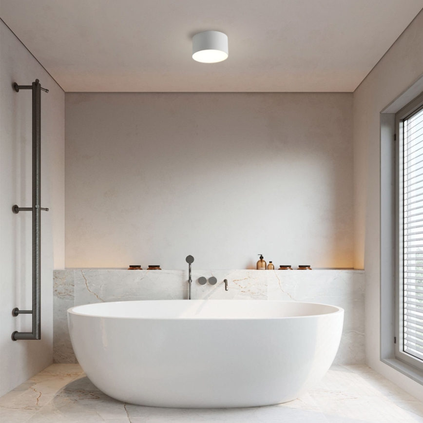 Brilagi - Plafonnier LED pour salle de bains FORIS LED/9W/230V Ø 9 cm blanc IP44