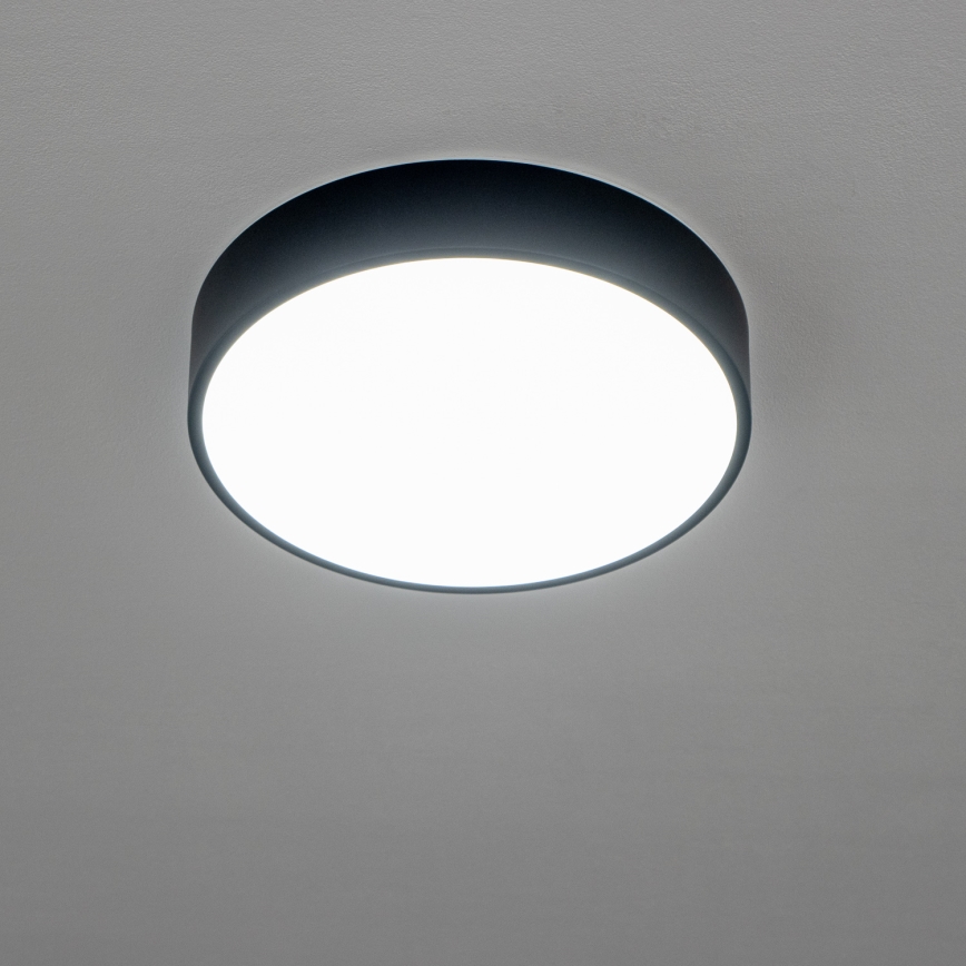 Brilagi - Plafonnier LED pour salle de bains POOL LED/24W/230V 3000/4000/5500K Ø 30 cm IP54 noir