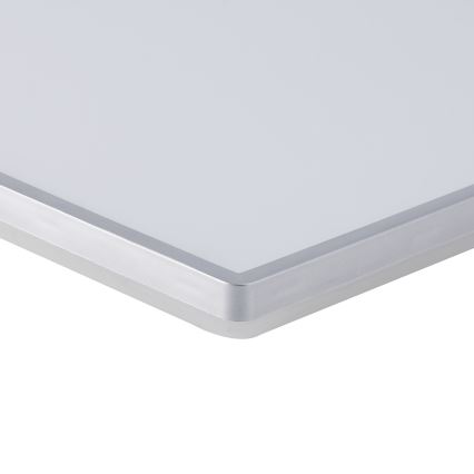 Brilagi - Plafonnier LED pour salle de bains ULTRA SLIM LED/24W/230V 42x42 cm argenté IP54