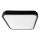 Brilagi - Plafonnier LED pour salle de bains ZENNA LED/24W/230V 34,5x34,5 cm IP44 noir
