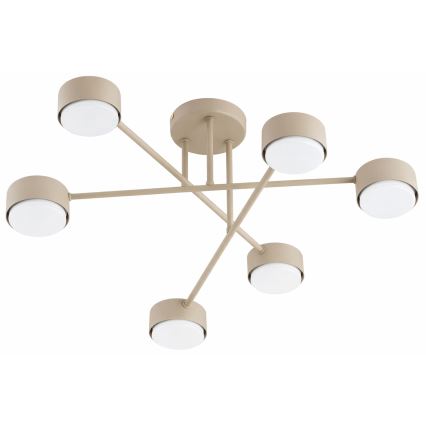 Brilagi - LED RGB+CCT Plafonnier en saillie dimmable MONO 6xGX53/14W/230V 2700-6500K Wi-Fi Tuya noir