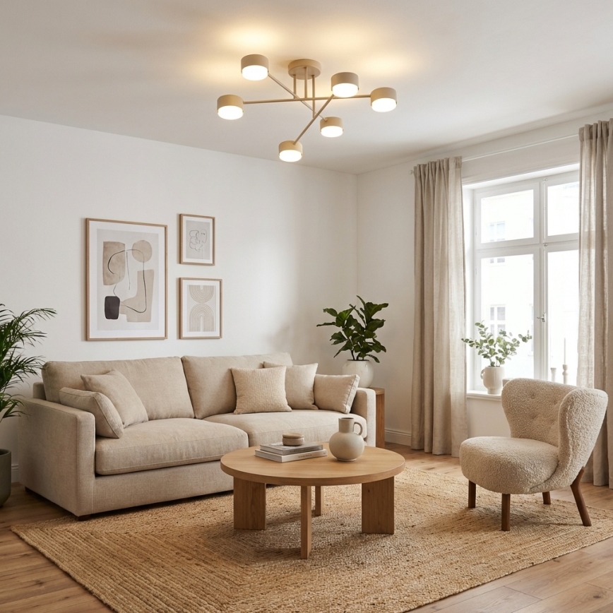 Brilagi - LED RGB+CCT Plafonnier en saillie dimmable MONO 6xGX53/14W/230V 2700-6500K Wi-Fi Tuya noir