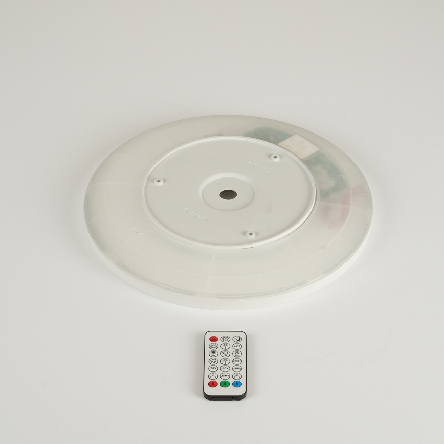 Brilagi - Plafonnier LED RGBW dimmable ULTRA SLIM LED/18 W/230 V 2700–6500 K Ø 30 cm blanc + télécommande