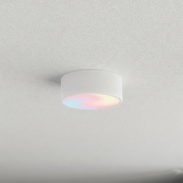 Brilagi - Plafonnier LED RGBW CLARE à intensité variable 1xE27/9W/230V 2700-6500K Ø 20 cm Wi-Fi blanc