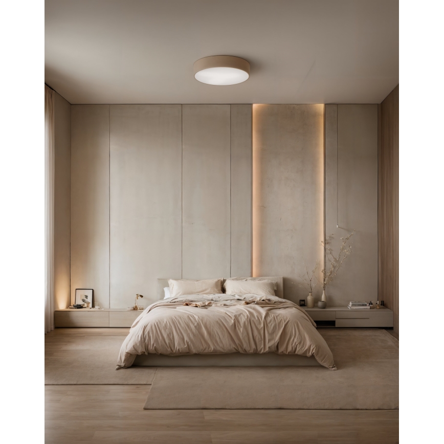 Brilagi - Plafonnier LED RGBW dimmable CLARE 4xE27/9W/230V 2700-6500K Ø 50 cm Wi-Fi beige