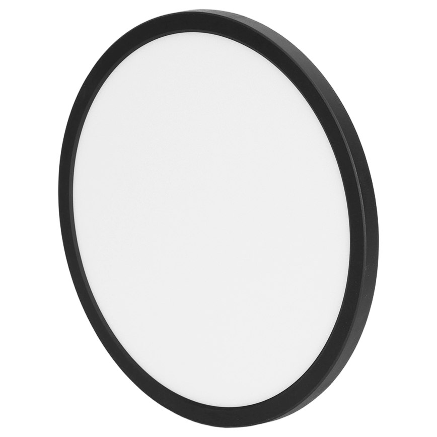 Brilagi - Plafonnier LED RGBW dimmable VIBE, 24 W, 230 V, 3000–6500 K, Ø 29 cm, noir + télécommande