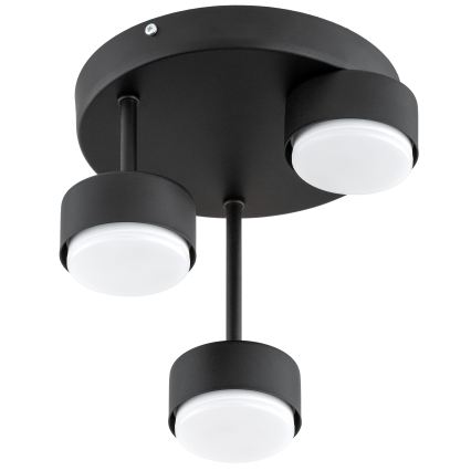Brilagi - Plafonnier LED RGB+CCT dimmable MONO 3x GX53/14W/230V 2700-6500K Wi-Fi Tuya noir