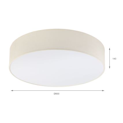 Brilagi - Plafonnier LED SIRIJA 4xE27/15W/230V Ø 60 cm crème