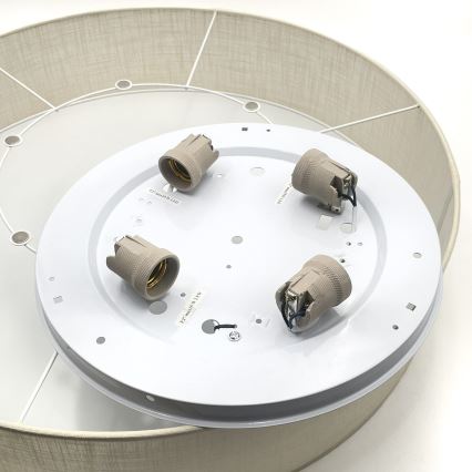 Brilagi - Plafonnier LED SIRIJA 4×E27/60W/230V Ø 60 cm crème