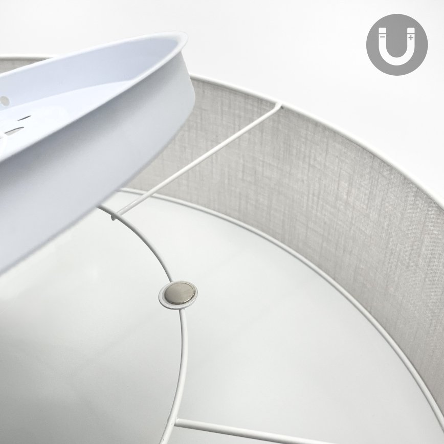 Brilagi - Plafonnier LED SIRIJA 6xE27/15W/230V Ø 80 cm blanc