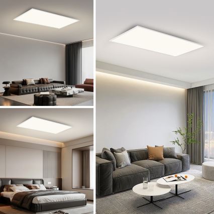 Brilagi - Plafonnier LED SLIMFRAME LED/80W/230V 120x60 cm 3000/4000/6000K blanc