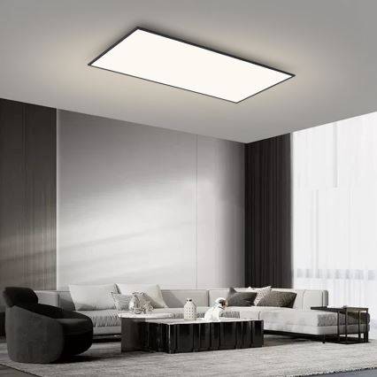 Brilagi - Plafonnier LED SLIMFRAME LED/80W/230V 120x60 cm 3000/4000/6000K noir